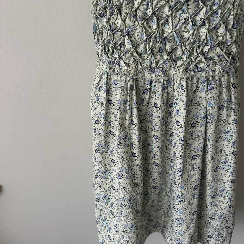 Free People Petunia Mini Dress, Tea Combo, Floral, XS